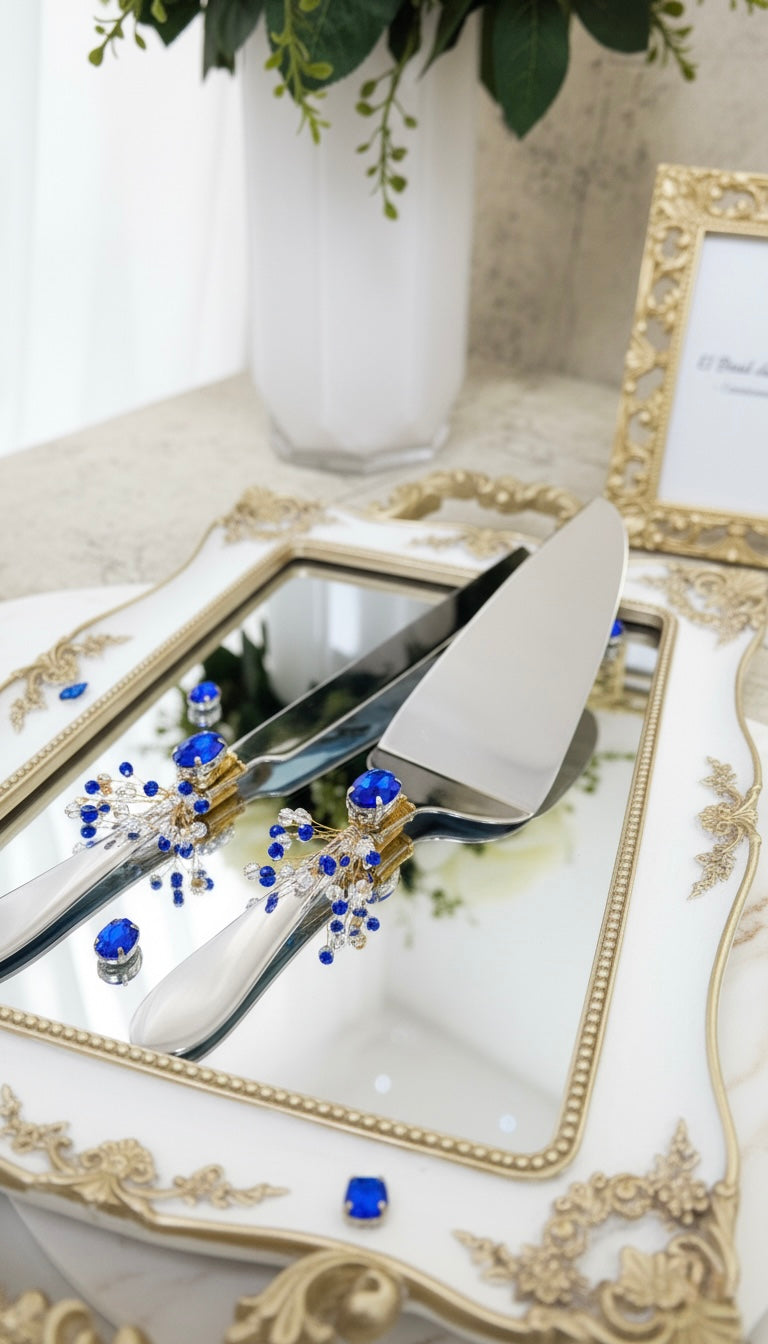 Juego de cuchillos para torta