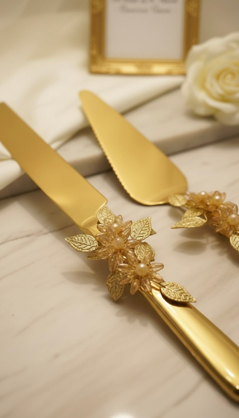 Juego de cuchillos para torta