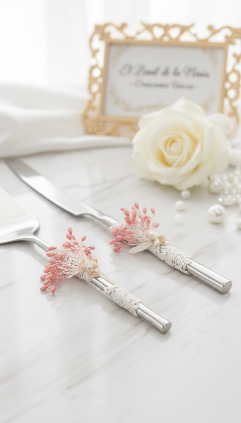 Juego de cuchillos para torta