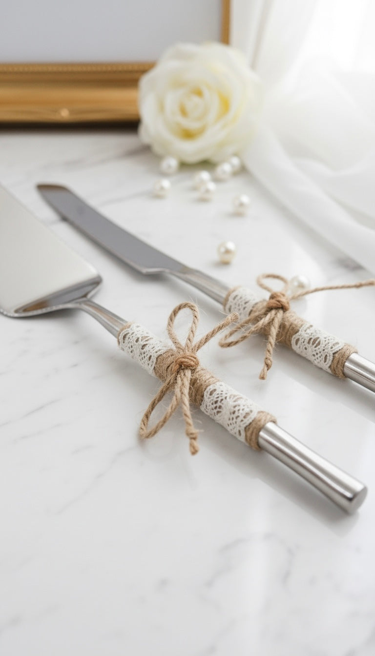 Juego de cuchillos para torta