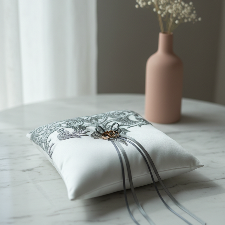 Almohadilla con Encaje